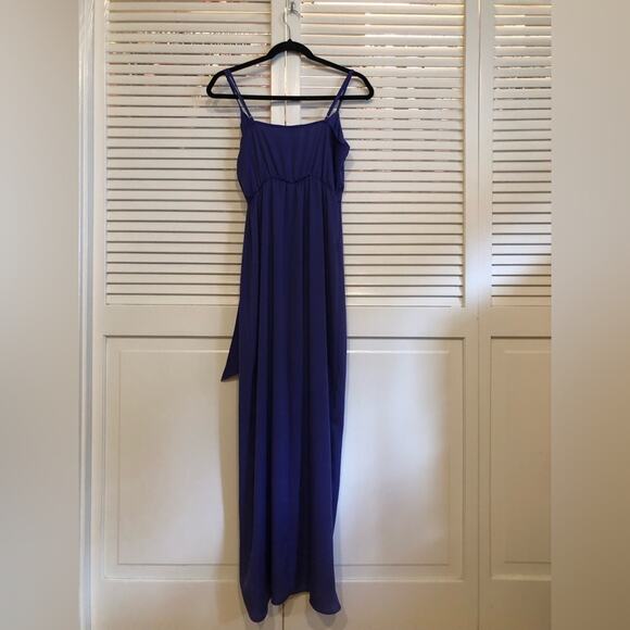 BCBGeneration Purple Wrap Maxi Dress - Picture 5 of 9